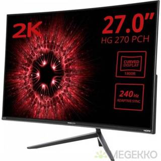 👉 Zwart Hannspree HG 270 PCH 68,6 cm (27 ) 1920 x 1080 Pixels Full HD LED 4711404023606