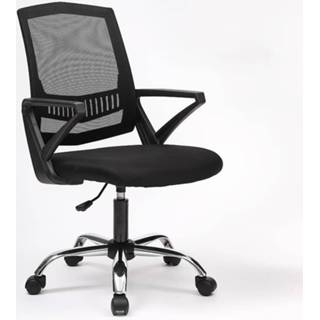 👉 Bureaustoel zwart active TO-329 Computerstoel Home Back Chair Comfortabele eenvoudige Glijdende rolstoel (zwart) 6922331725732