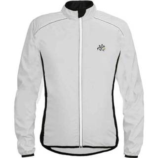 👉 Sportjas wit m active Schoonheid>Losse jas Reflecterende, goed zichtbare, lichtgewicht Opvouwbare winddichte sportkleding met lange mouwen, maat: (wit)