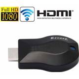 👉 Dongle zwart active Ez Cast Full 1080P Mini DLNA Display Ontvanger WiFi Sharer (M2) (Zwart) 6922488524608