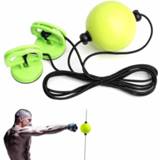 👉 Zuignap active entertainment Schorsing Boksen Reflex Bal Vechtbal Fitness Reactiesnelheid Decompressie Vent