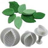 👉 Rose active 6 STKS Cake Leaf Plunger Fondant Decorating Craft Mold Cutter 6922882078103