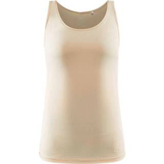 Singlet XL vrouwen wit beige Craft - Women's Core Dry Top maat XL, beige/wit 7318573512091