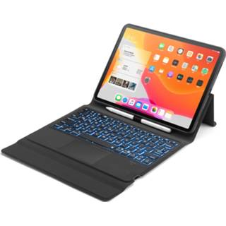 👉 Bluetooth toetsenbord zwart active IPad Pro 11 (2018) case - QWERTY hoes verlichting Touchpad 8719793084747