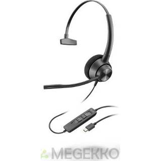 👉 Headset zwart POLY EncorePro 310 Hoofdband USB Type-C