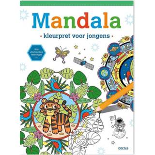 👉 Kleurboek active mannen jongens Mandala - Kleurpret voor 9789044754315