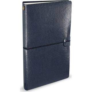 👉 Notitieboek blauw leer active Peter Pauper Voyager Midnight Blue 9781441328625