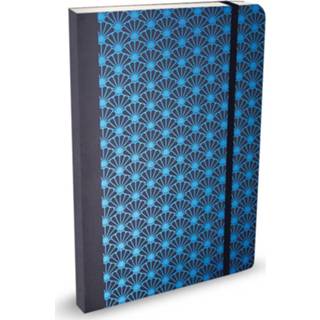 👉 Notitieboek zwart active Metallic Shell Black met dots - A5 4048809023086