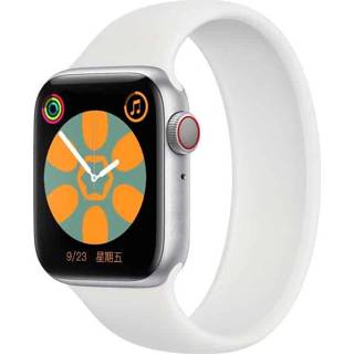 👉 Smartwatch wit active T500 + 1,75 inch IPS-scherm IP67 waterdicht smartwatch, ondersteuning slaapmonitor / hartslagmeter Bluetooth-oproep, stijl: solo lusriem (wit) 6922753704155