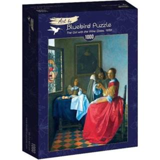 Puzzel engels legpuzzels meisjes Vermeer - The Girl with Wine Glass (1000 stukjes) 3663384600678