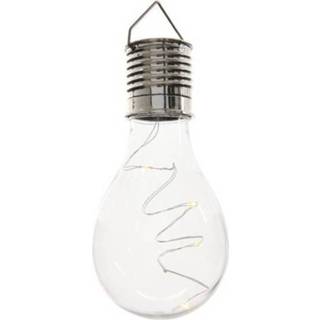 1x Buiten/tuin LED lampbolletjes/peertjes solar verlichting 14 c