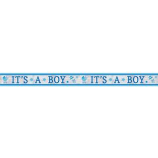 👉 Banner blauw kunststof jongens Amscan 'It's A Boy' 762 Cm 13051565039