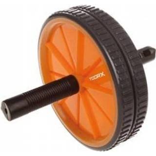 One Size oranje Toorx Dual Ab Wheel / Buikspierwiel 8029975991481