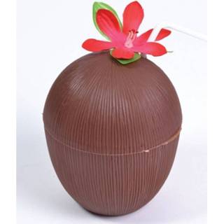 👉 Beker kunststof multikleur Kokosnoot 8718758004196