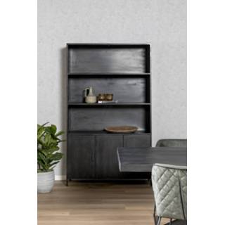 👉 Kabinetkast zwarte kabinet kast Kala | 120 cm