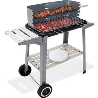 👉 Grill active Gardebruk BBQ - Met Wielen en Werkblad 55x35cm 6011602955968