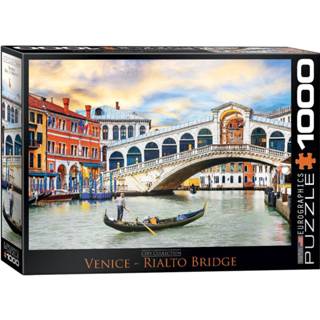 👉 Puzzel engels legpuzzels Venice Rialto Bridge (1000 stukjes) 628136607667