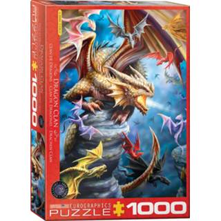 👉 Puzzel Dragon Clan - Anne Stokes 1000 Stukjes 628136654753