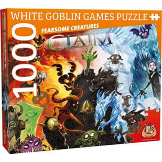 Puzzel active Claim Puzzel: Fearsome Creatures (1000) 8718026304355