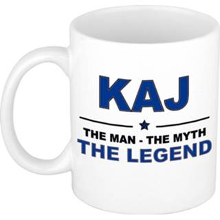 👉 Koffiemok mannen Namen / theebeker Kaj The man, myth legend 300 ml