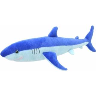 👉 Knuffel active blauwe Speelgoed haai 40 cm