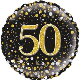 👉 Folie active Mooie ballon Sparkling 50 jaar 45.7cm 8713647908784