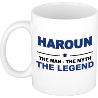 👉 Beker keramiek active mannen Haroun The man, myth legend verjaardagscadeau mok / 300 ml