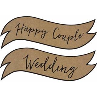 👉 Active Wanddecoratie Happy Couple Wedding