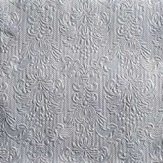 👉 Servet zilveren active 30x stuks servetten barok 3-laags