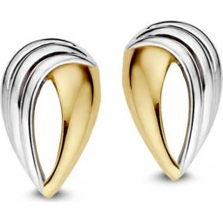👉 Oorsteker bicolor active Excellent Jewelry Oorstekers met Omgekeerde Druppelvorm