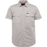 👉 Shirts korte mouw XL men grijs Short sleeve shirt garment dye jer moonstruck 8719419721896