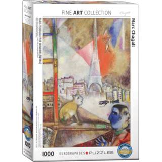 👉 Puzzel Marc Chagall Paris Through the Window 1000 Stukjes 628136608534