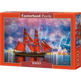 Puzzel rood legpuzzels Red Frigate (1000 stukjes) 5904438104482