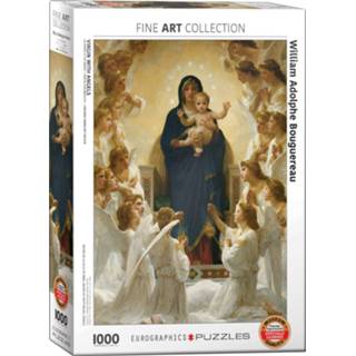 👉 Puzzel active Virgin with Angels, William Adolphe Bouguereau - (1000) 628136670647