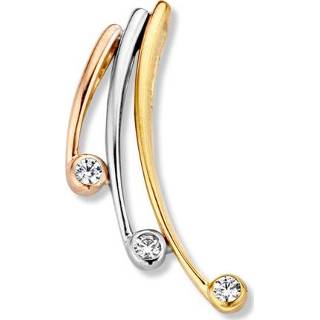 👉 Hanger active Excellent Jewelry Tricolor met Drie Zirkonia?s 8785259691460