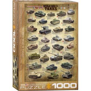 👉 Puzzel active World War II Tanks - (1000) 628136603881