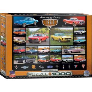 👉 Puzzel active American Cars of the 1960s - (1000) 628136606776