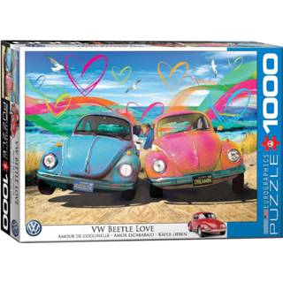 👉 Puzzel active VW Beetle Love - (1000) 628136655255