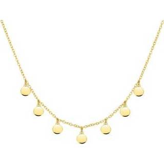 👉 Halsketting goudkleurig active Collier Rondjes 1,2 mm 41 + 4 cm