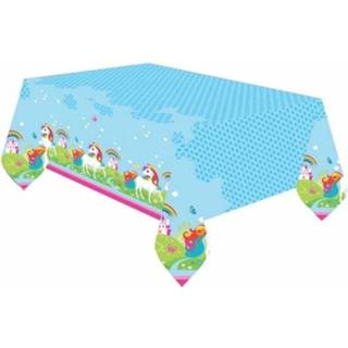 👉 Tafel kleed active Eenhoorn thema tafelkleed 180 cm