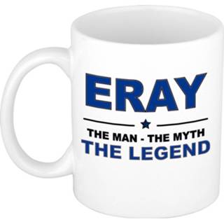 👉 Beker mannen Eray The man, myth legend cadeau koffie mok / thee 300 ml