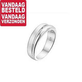 👉 Ringmat zilveren rhodium diamant active Ring met en / Ringmaat 19