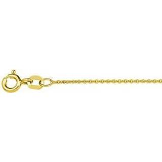 Goudkleurig Anker Plat Collier | Dikte: 1,2 mm Lengte: 45 cm