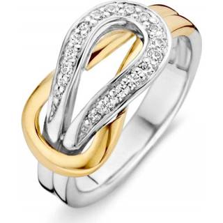👉 Damesring bicolor active vrouwen Excellent Jewelry Dames Ring met Zirkonia Lus