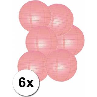 👉 Lampion roze Voordelig lampionnen pakket 6x