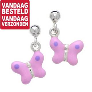 👉 Oorhanger roze active Vlinder Oorhangers