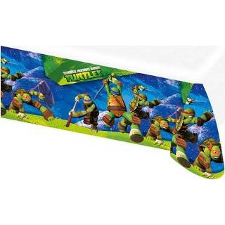 👉 Tafel kleed small active Verjaardagsfeestje versiering Turtles tafelkleed