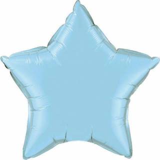 👉 Folie ballon active blauw Feest folieballon sterretje 50 cm