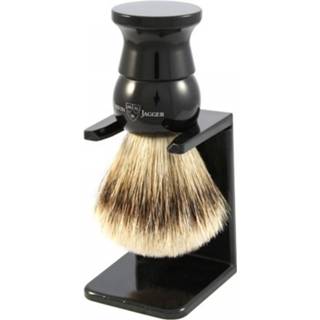 👉 Scheerkwast medium active Edwin Jagger Super Badger Shaving Brush Imitation Ebony 5055299008751