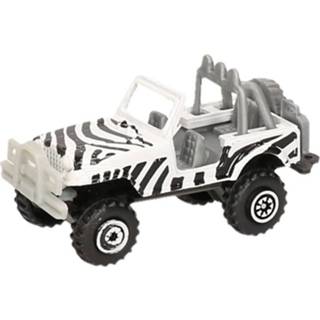 Jeep safari speelgoedauto zebra print 7 cm - Action products